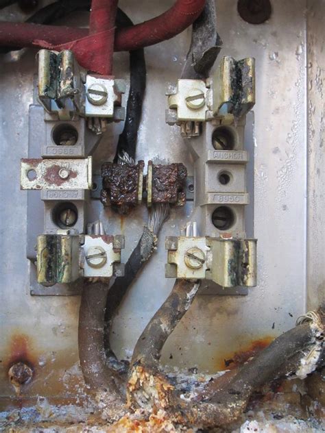 electrical box ground is corroded power goes out suddenly|poor ground under electrical system.